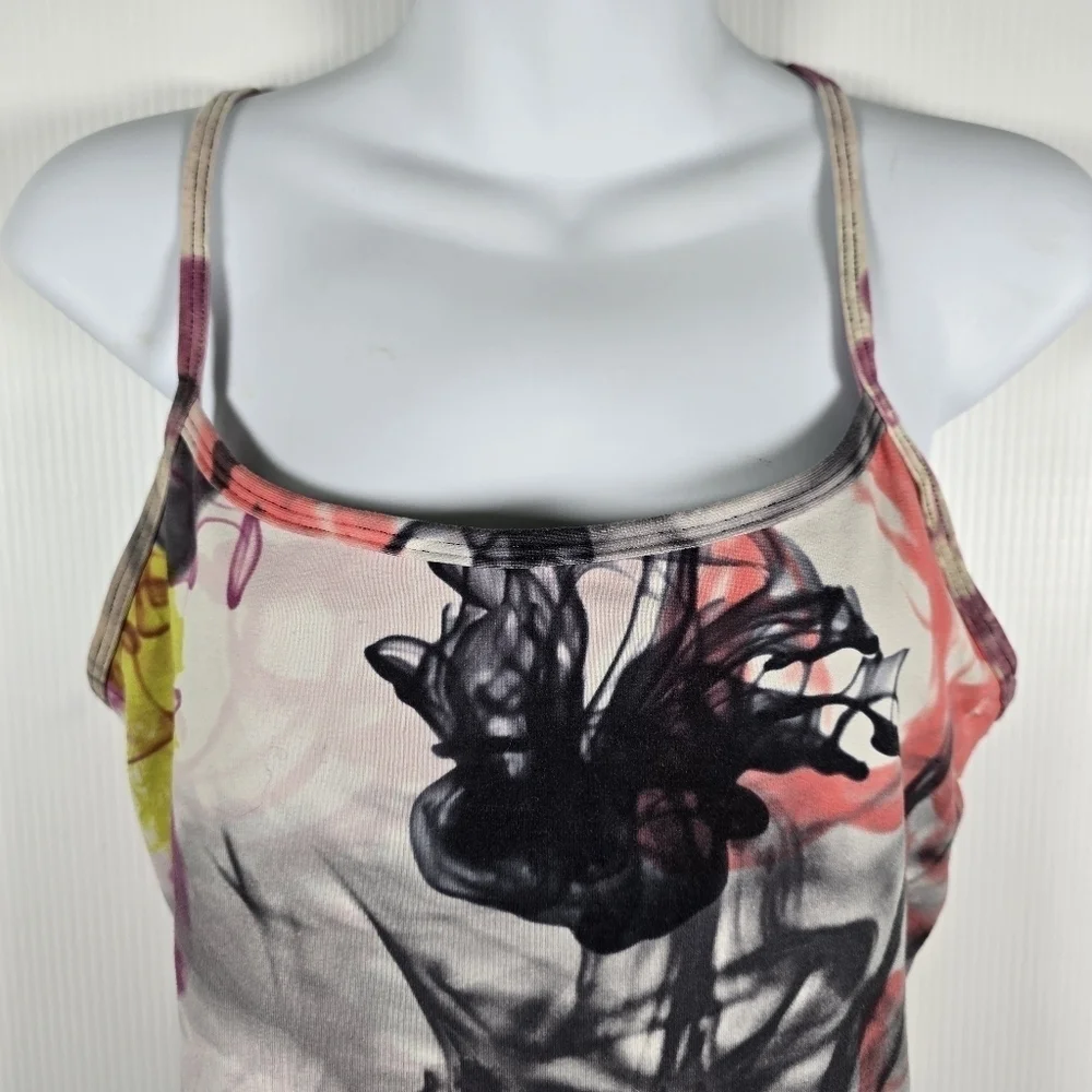 Lululemon Unicorn Tears Power Y Tank Top Adjustable Straps Size 8 Rare Print